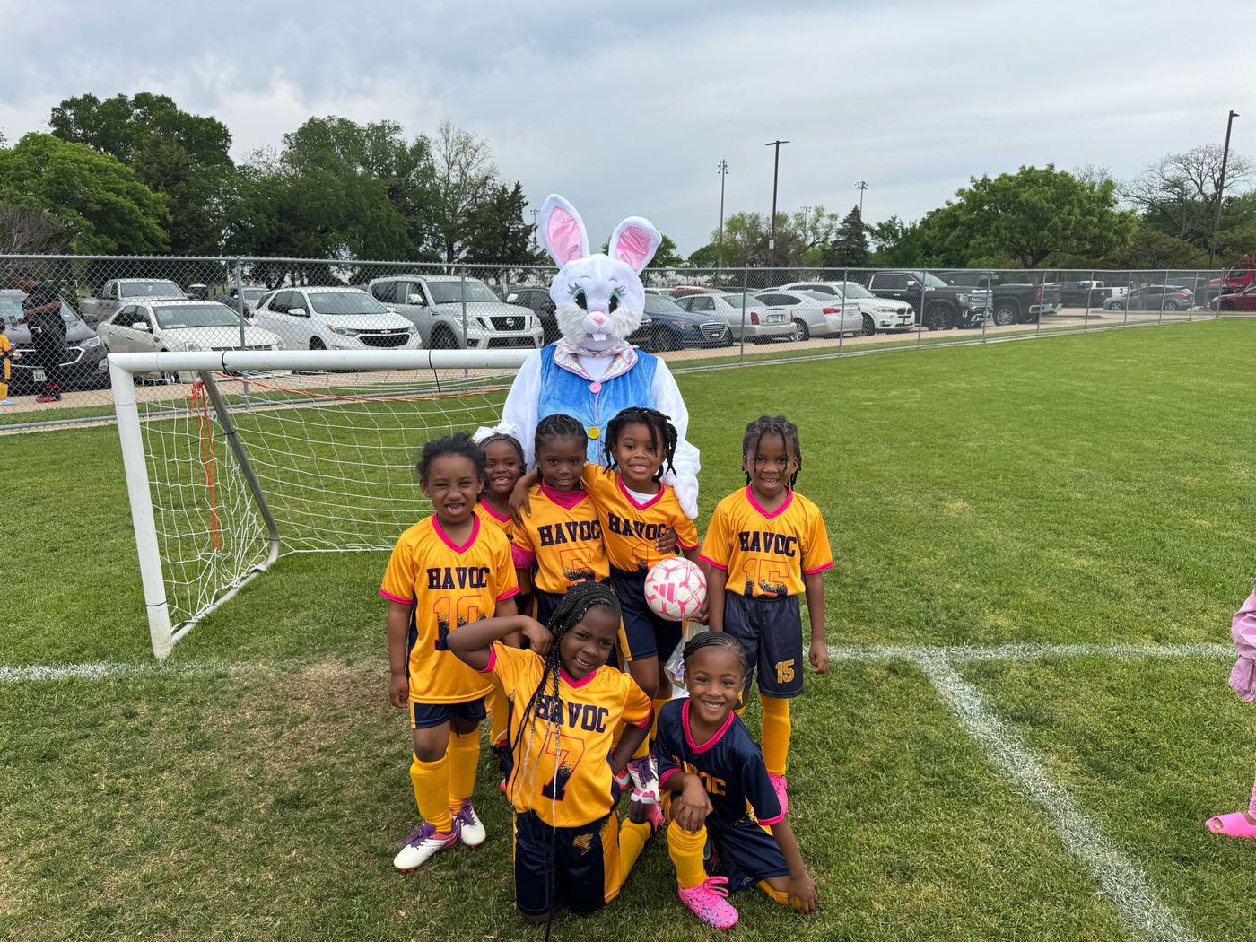 Havoc Soccer with the Easter Bunny